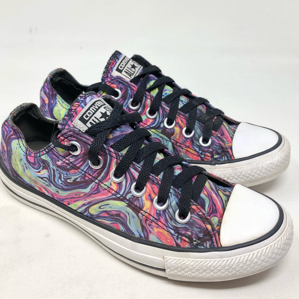 Converse Oil Slick Satin Converse Men’s Sz 5, Women’s Sz 7
